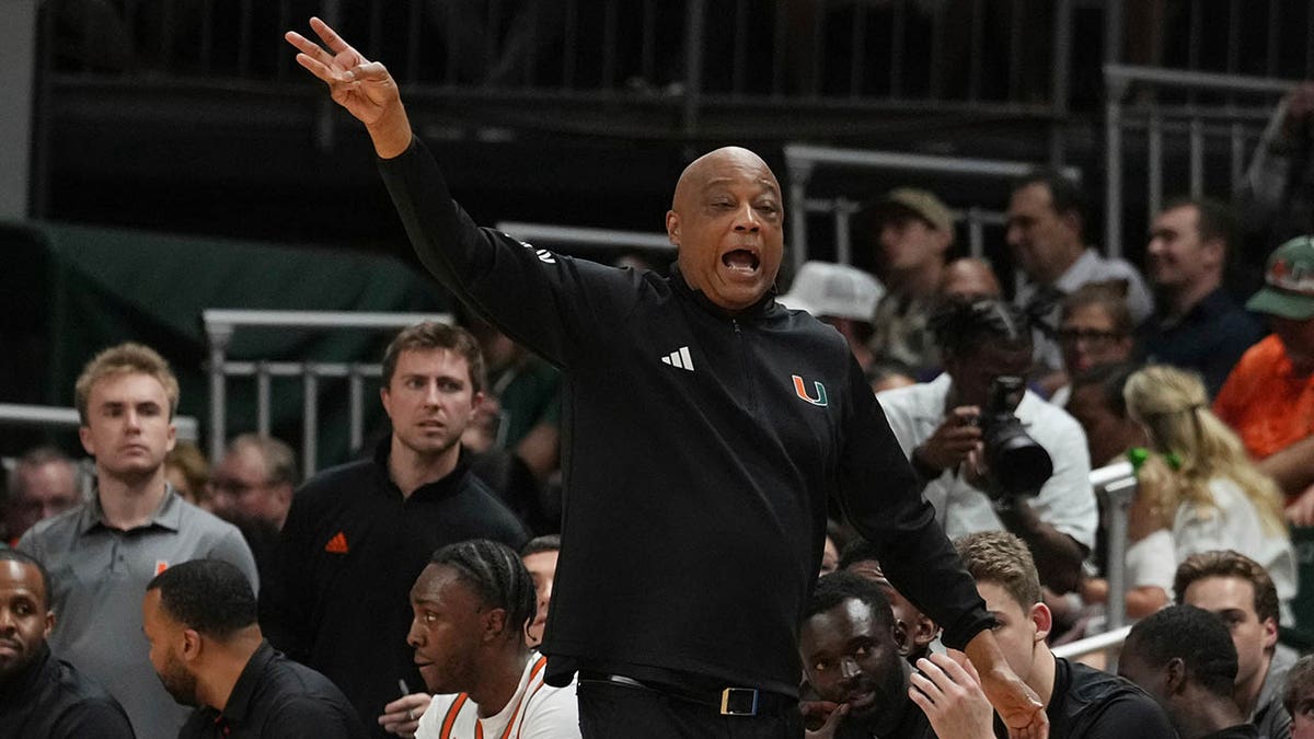 Bill Courtney on the sideline for Miami