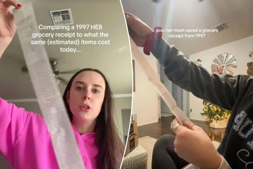 Grocery store receipt from 1997 reveals just how cheap American life used to be: ‘Makes me sick to my stomach’