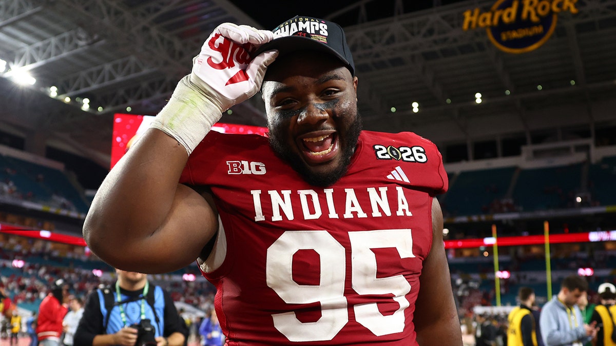 Tyrique Tucker celebrates national title win
