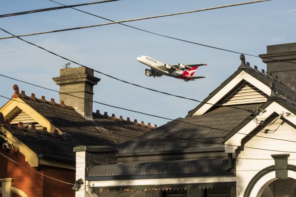 Some suburbs are getting more aircraft noise than ever. 