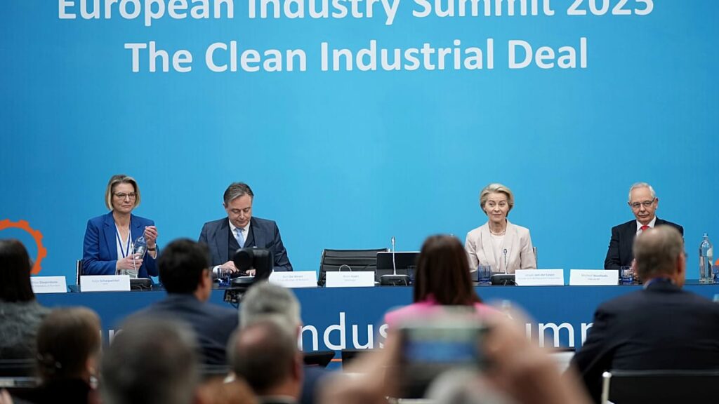 European leaders meet industry heavyweights in power shift