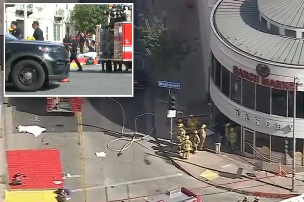 Driver crashes into Westwood grocery store, leaving 3 dead, several injured