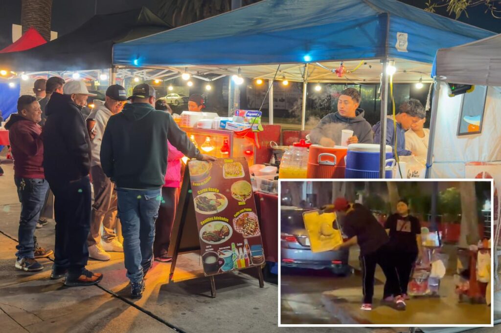 Viral video shows packed illegal food vendors as legal businesses fume over ‘two sets of rules’ Viral video shows packed illegal food vendors as legal businesses fume over ‘two sets of rules’