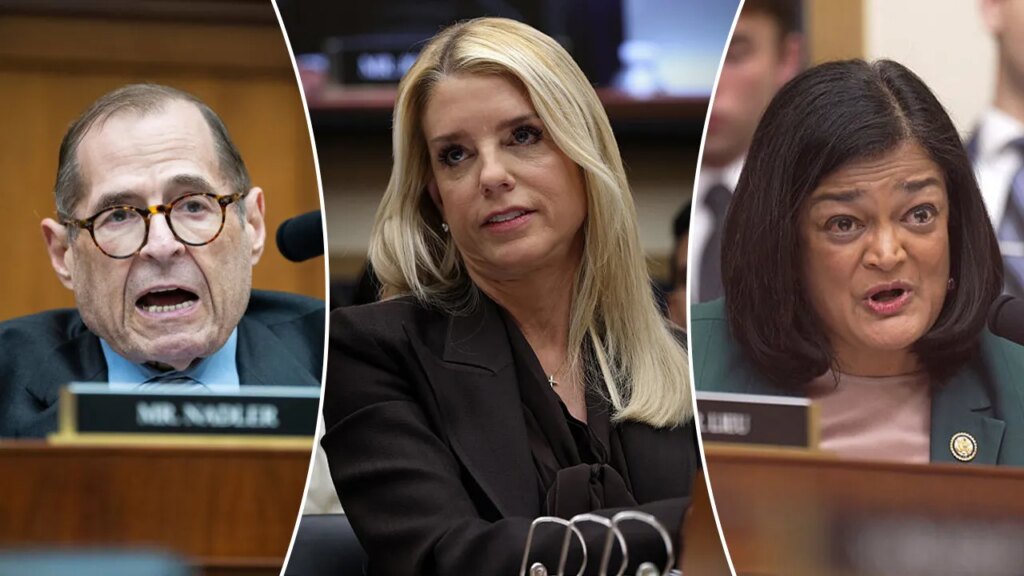 Bondi hearing devolves into chaos of shouts as AG accuses top Democrats of ‘theatrics’
