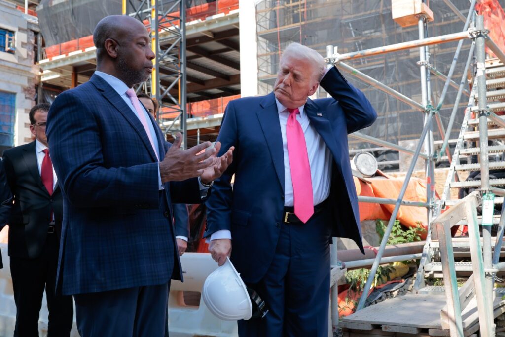 Tim Scott Breaks With Trump in Backing Susan Collins After Obama Ape Video