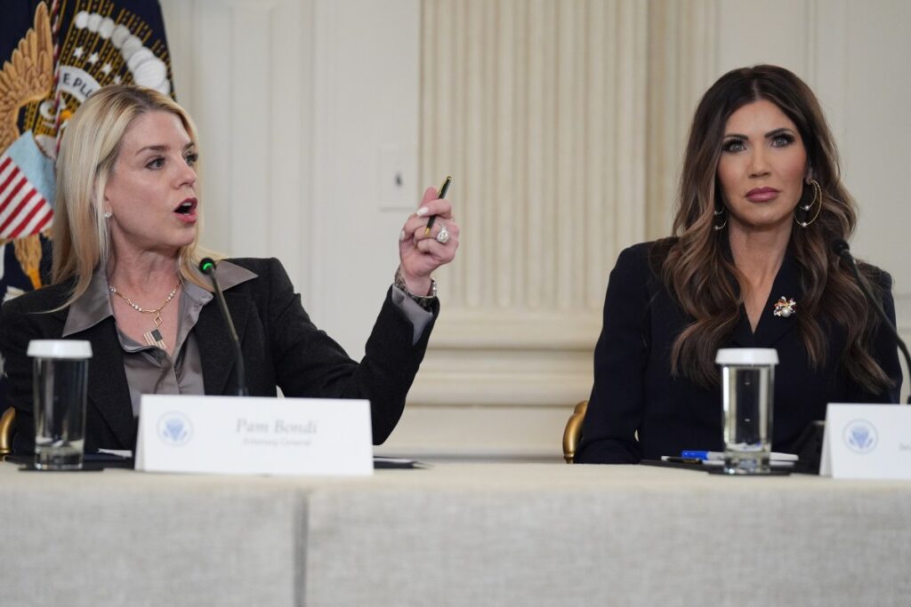 Pam Bondi’s Chances of Leaving Cabinet Surge Past Kristi Noem’s