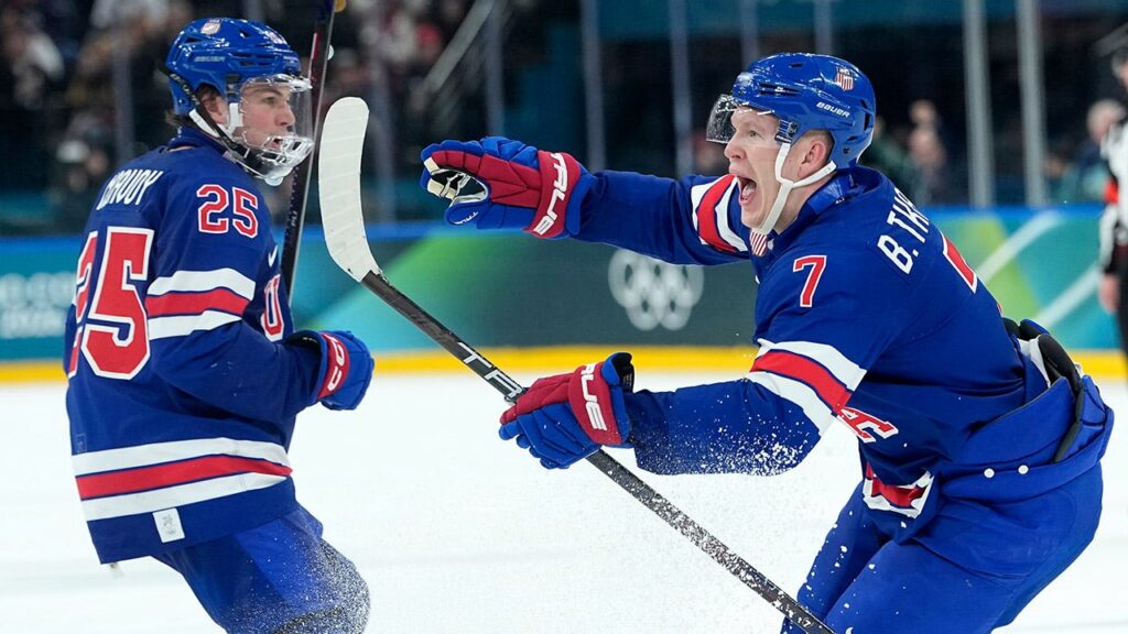 US hockey team storms back from early deficit to crush Denmark in dominant performance US hockey team storms back from early deficit to crush Denmark in dominant performance