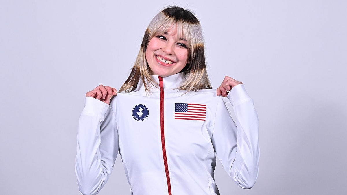 Alysa Liu posing for a photo