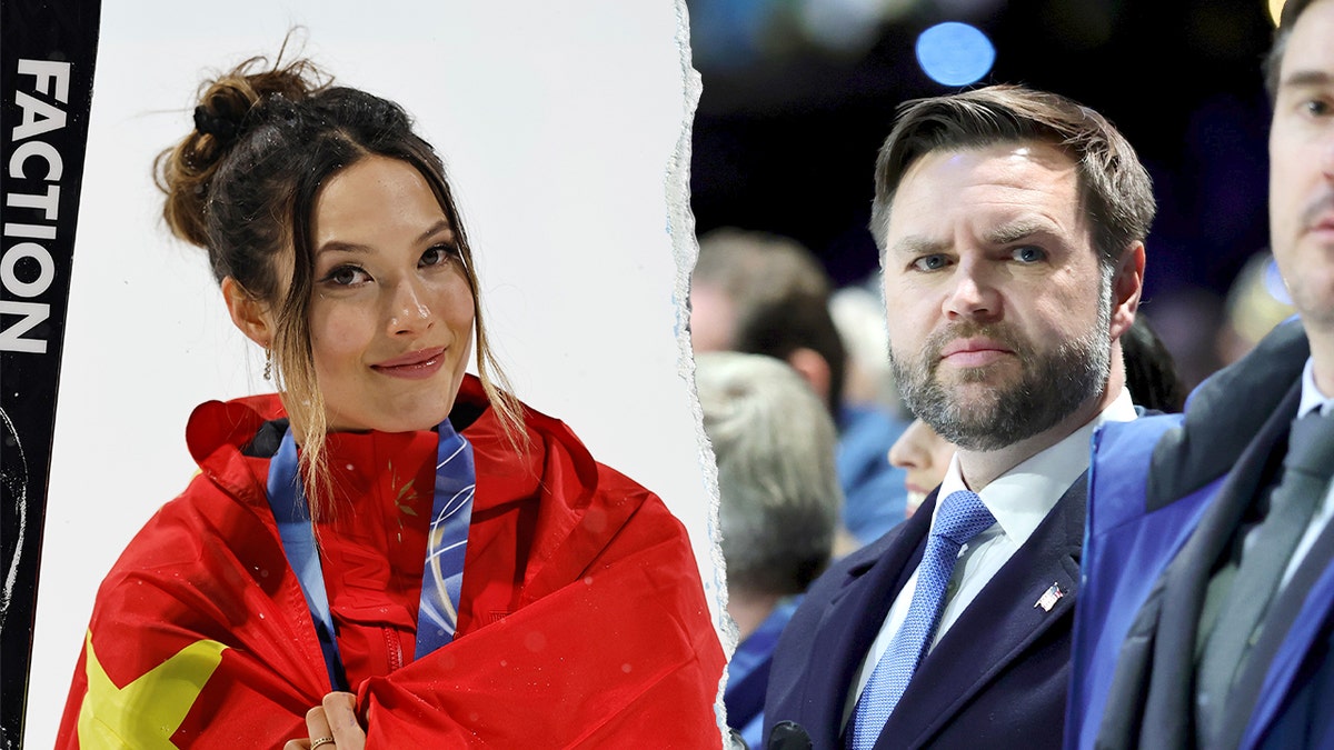 Eileen Gu and JD Vance