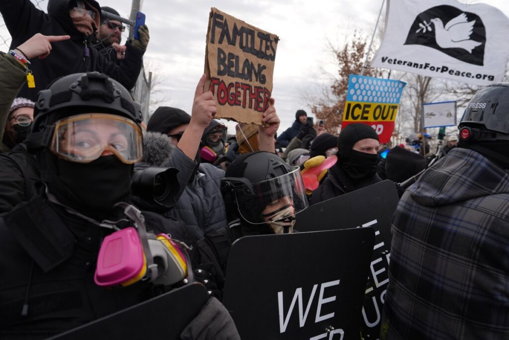 Dozens Arrested at Protest Marking Month Since Renee Good’s Death