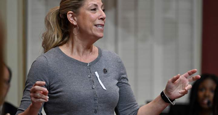 Quebec politician praised for speaking openly about menopause symptom in legislature Quebec politician praised for speaking openly about menopause symptom in legislature