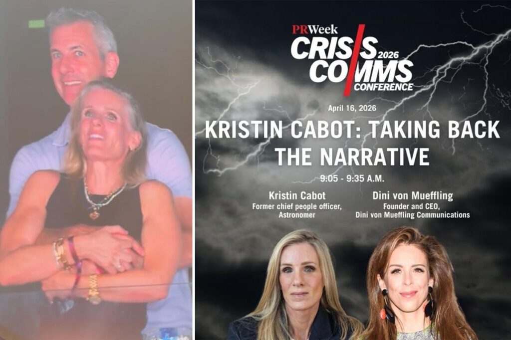 HR chief caught canoodling with boss at Coldplay concert will discuss ‘taking back the narrative’ at crisis comms conference