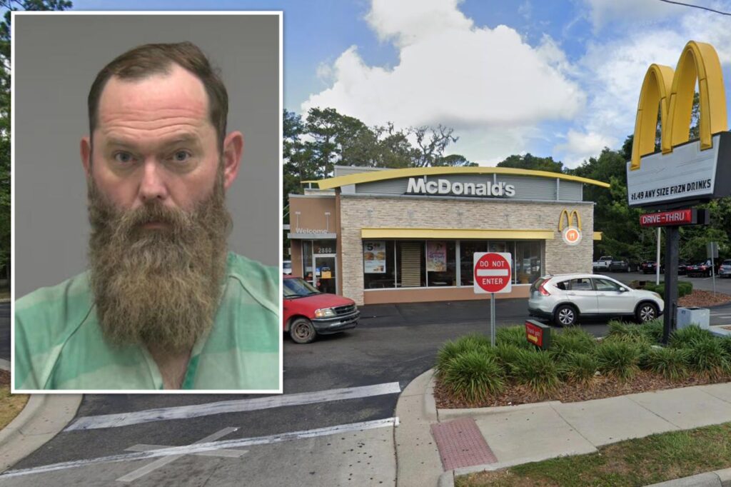 Florida man accused of mooning, chucking soda at group of teens inside a McDonald’s