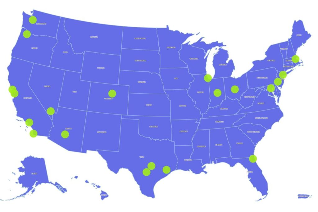 Map Shows Major US Cities Where the Cost of Living Is Rising Most