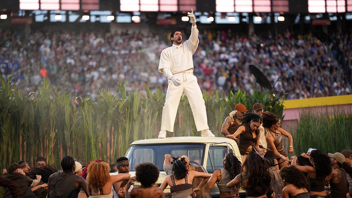 Bad Bunny at halftime show