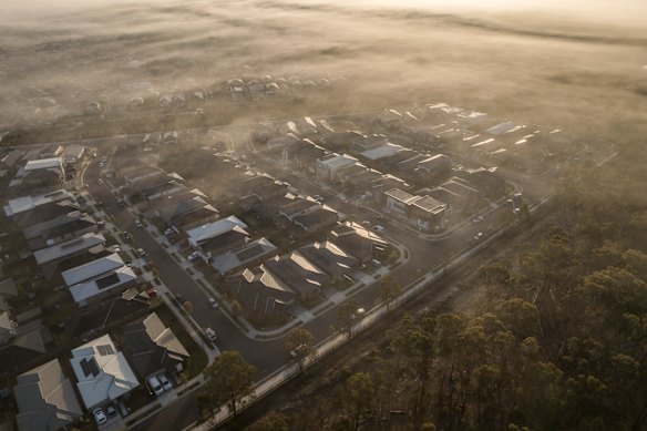 Marsden Park, pictured by drone in 2023.