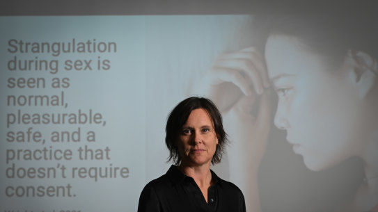 Maree Crabbe is one of many experts warning non-fatal strangulation during sex has been normalised and is putting young people’s lives at risk.