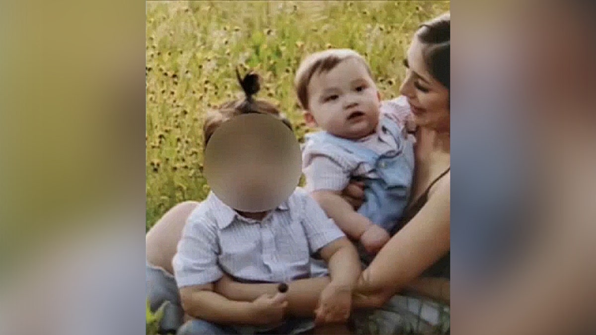 Maya Hernandez with two children