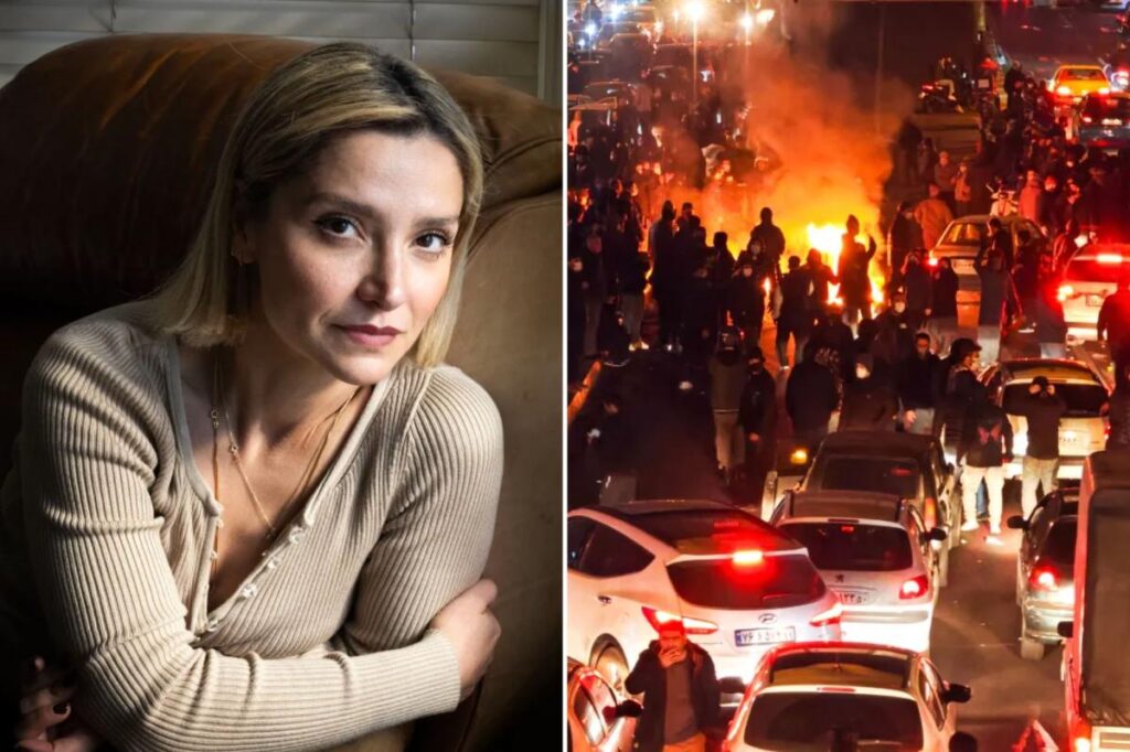 From actress to activist, Tara Grammy is sharing the horror of the Iranian protestors and pleading Trump to save them