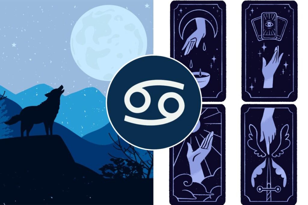 January 2026 Full Wolf Supermoon in Cancer tarot card reading for each zodiac sign