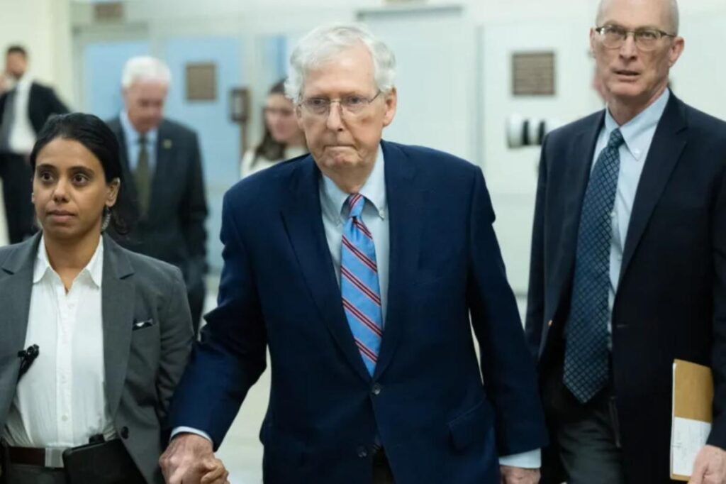 Mitch McConnell hospitalized for flu-like symptoms: ‘Prognosis is positive’