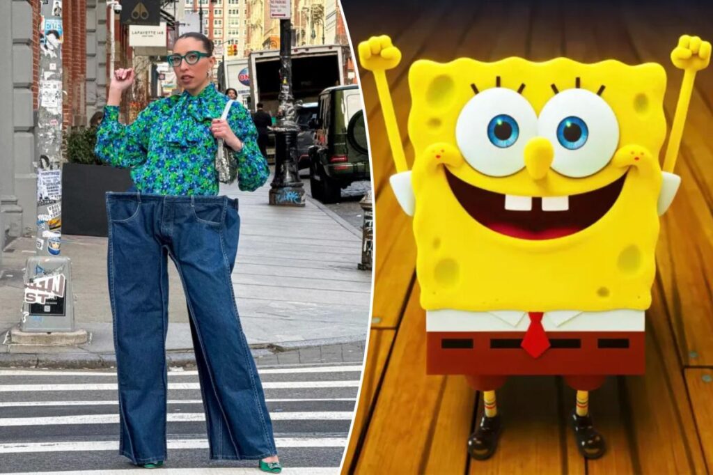 Exclusive | Is this fashion’s most divisive trend ever? NYC fashionista turns heads in 5 SpongeBob-like couture