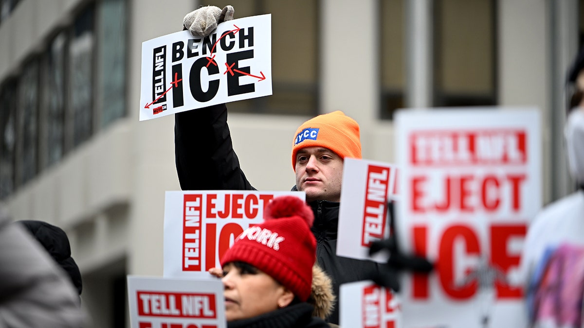 ICE protest NFL