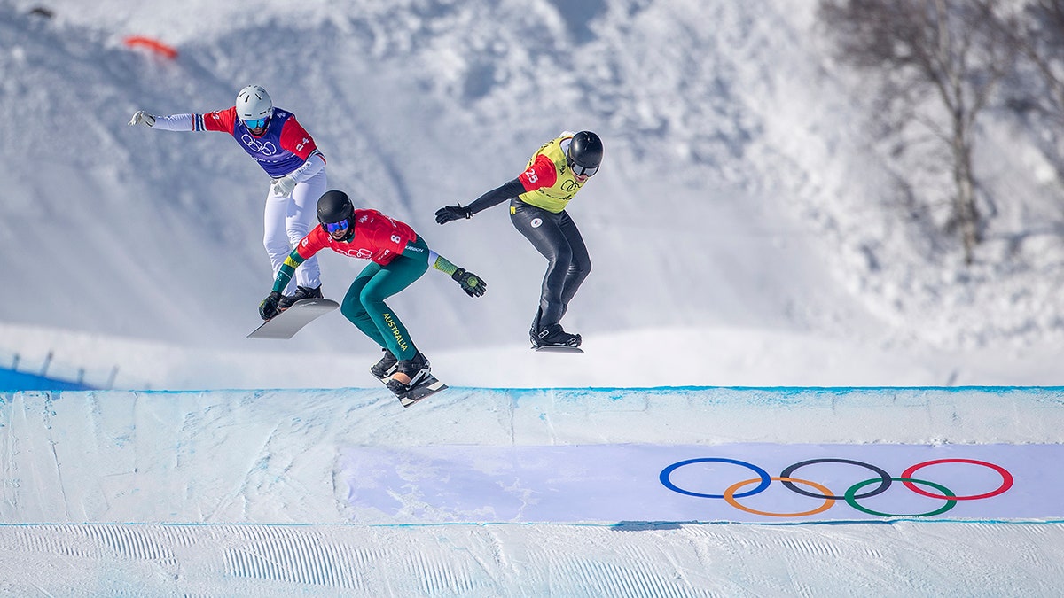 Cameron Bolton competes in Winter Olympics