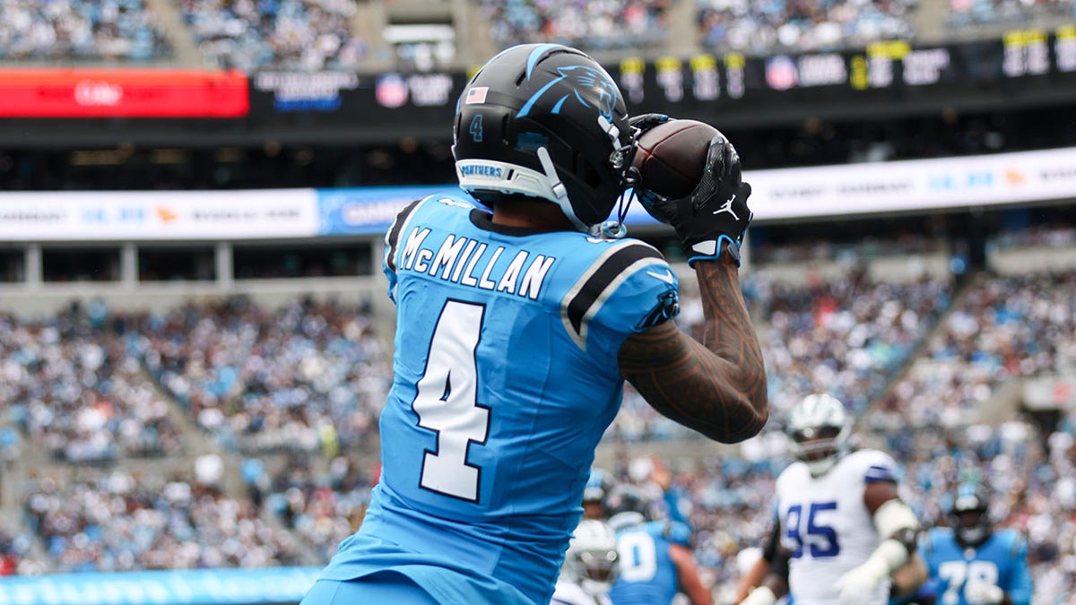 Tetairoa McMillan scores touchdown