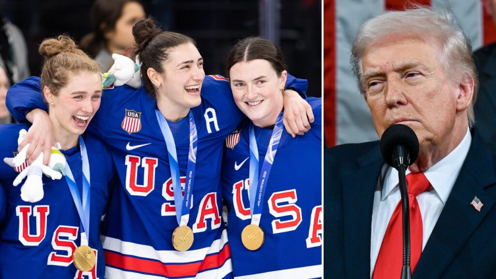 Trump says US women’s hockey team will ‘soon’ visit White House after declining SOTU invitation Trump says US women’s hockey team will ‘soon’ visit White House after declining SOTU invitation