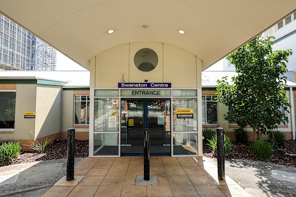 Homicide detectives are investigating the death of a man at Geelong’s Swanston Centre.