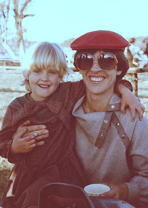 Angie and her mum at the Merriwa Races. “Hem was the kind of person who made the world around her more alive,” Angie says. “She laughed with her whole body, and she made every room she was in feel like somewhere worth being.”