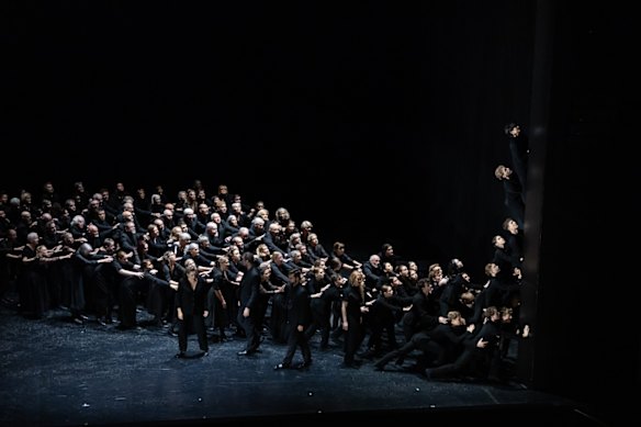 Brisbane Chorale and Canticum Chamber Choir perform as well as sing in the production. 