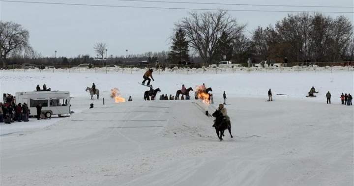 Photos: Hundreds gather at Optimist Hill for second annual Skijor YXE Photos: Hundreds gather at Optimist Hill for second annual Skijor YXE