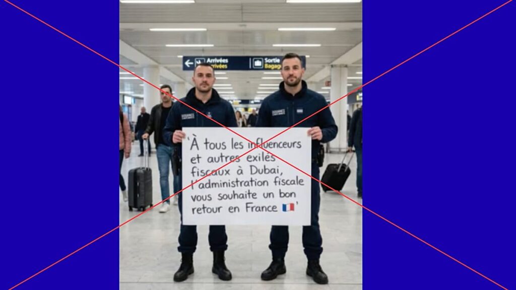 Did French border guards mock influencers returning from Dubai?