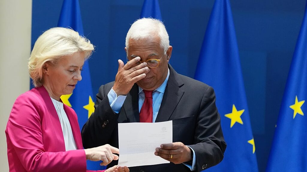 Costa and von der Leyen strike diverging tone in chaotic world