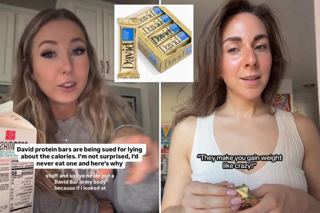 Makers of trendy David protein bar slapped with suit —as furious dieters accuse brand of ‘massively understating’ calorie counts