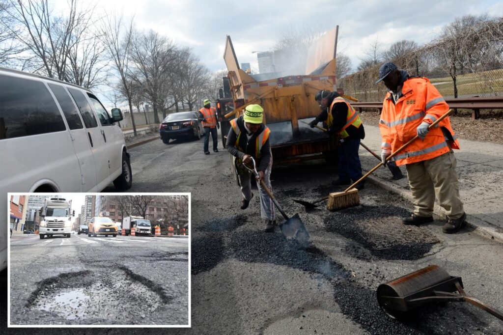 Exclusive | NYC potholes won’t be fixed till June because 200 more repair workers are needed: unions