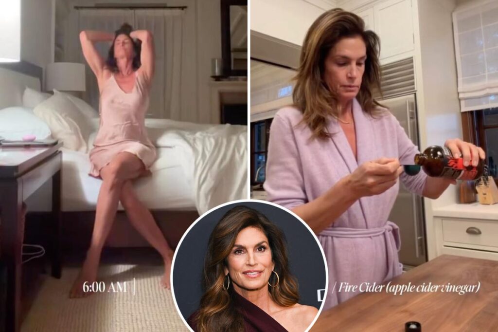 The real benefits of Cindy Crawford’s  morning wellness routine — that fans say they’re ‘too poor for’