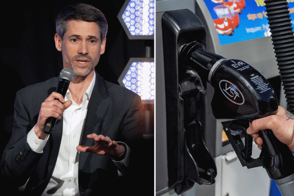 California gov. candidate Matt Mahan urges end to state gas tax California gov. candidate Matt Mahan urges end to state gas tax