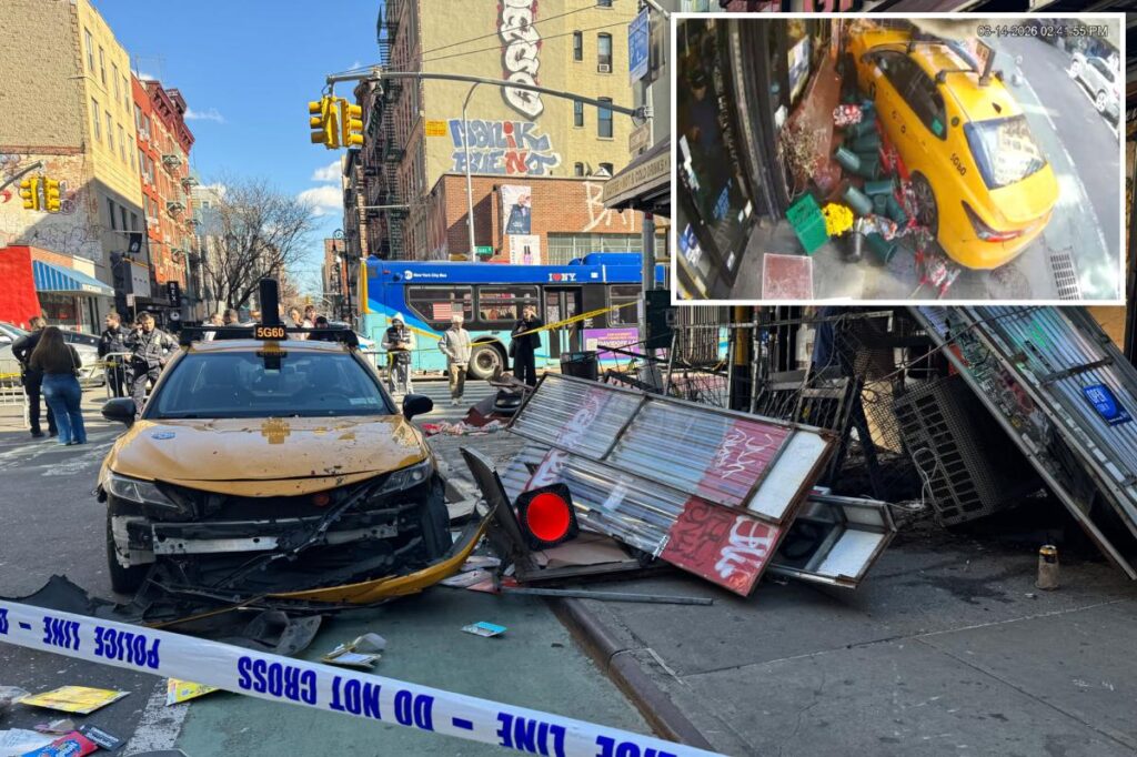 Yellow cabbie who rammed into two women on NYC sidewalk has TLC license suspended: officials