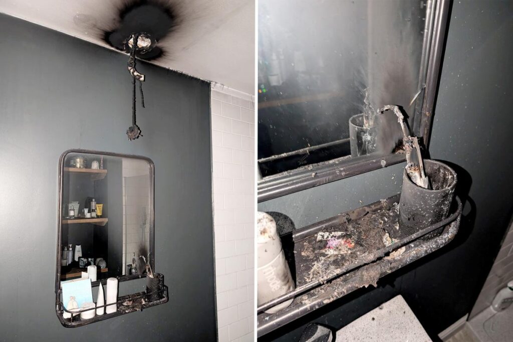 Woman ‘lucky to be alive’ after her unplugged electric toothbrush exploded