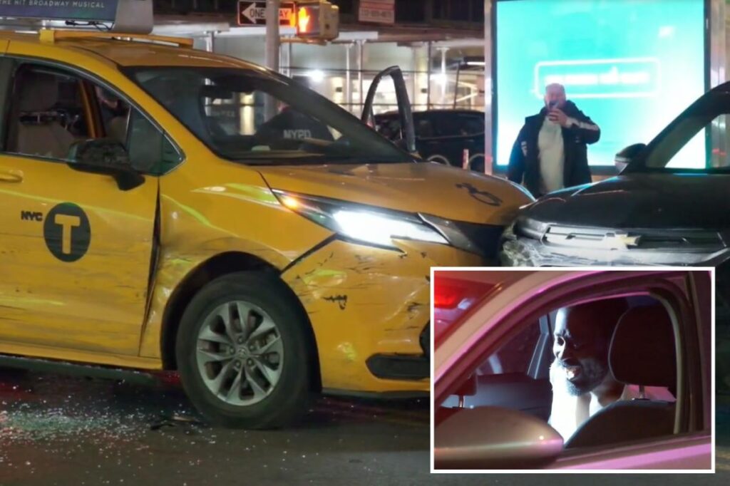 Armed maniac hijacks NYC taxi for joyride — sparking wild police chase ending in crash