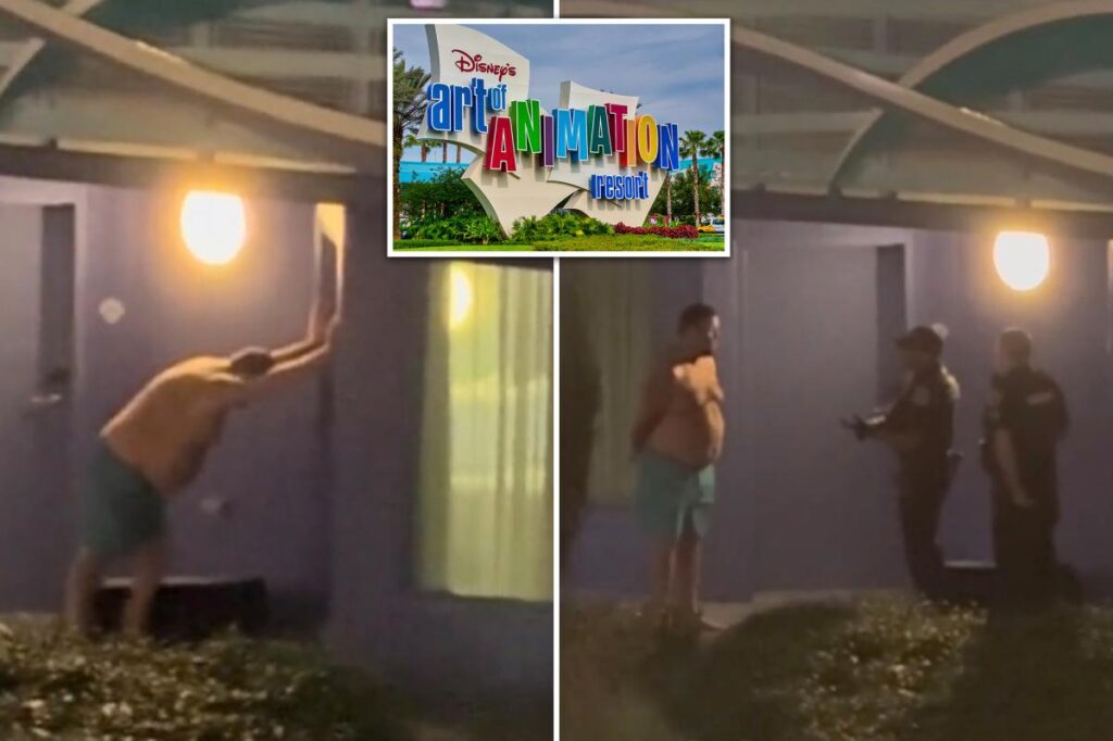Drunk Disney guest arrested after banging on wrong hotel door in wild viral meltdown: video