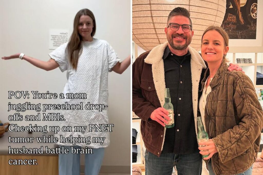 Heartbreak as husband battles terminal brain tumor while wife has second cancer fight Heartbreak as husband battles terminal brain tumor while wife has second cancer fight