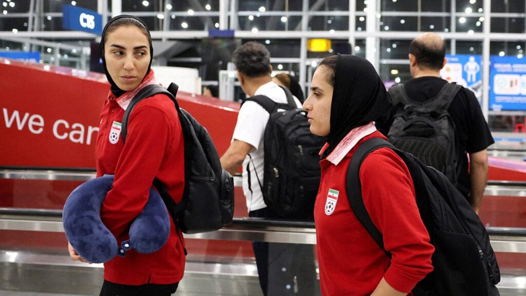 Ex-Iranian women’s soccer star empathizes with national team, breaks down sharing story of father’s death Ex-Iranian women’s soccer star empathizes with national team, breaks down sharing story of father’s death