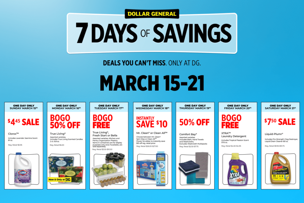 Dollar General Launches ‘Great’ 7-Day Sale for Spring 2026 Dollar General Launches ‘Great’ 7-Day Sale for Spring 2026