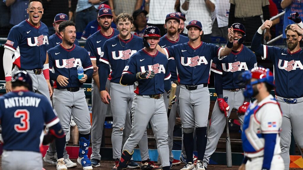 Team USA players gifted game-worn Olympic hockey jerseys for World Baseball Classic final against Venezuela