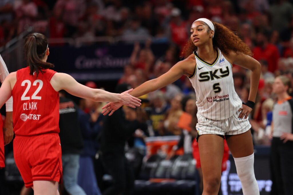 Viral Caitlin Clark, Angel Reese Exchange Turns Heads at FIBA World Cup