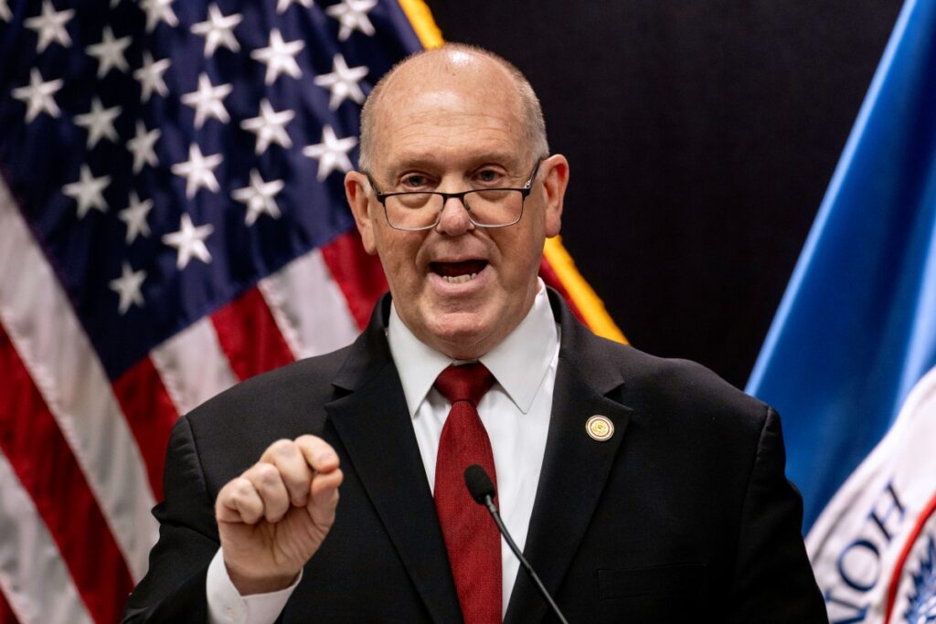 Trump Border Czar Asked About Markwayne Mullin and Kristi Noem Differences